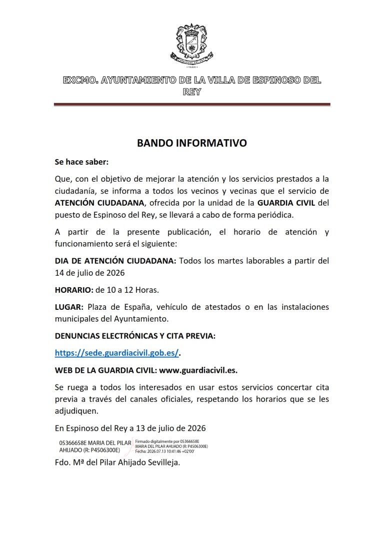 Bando Guardia Civil 001