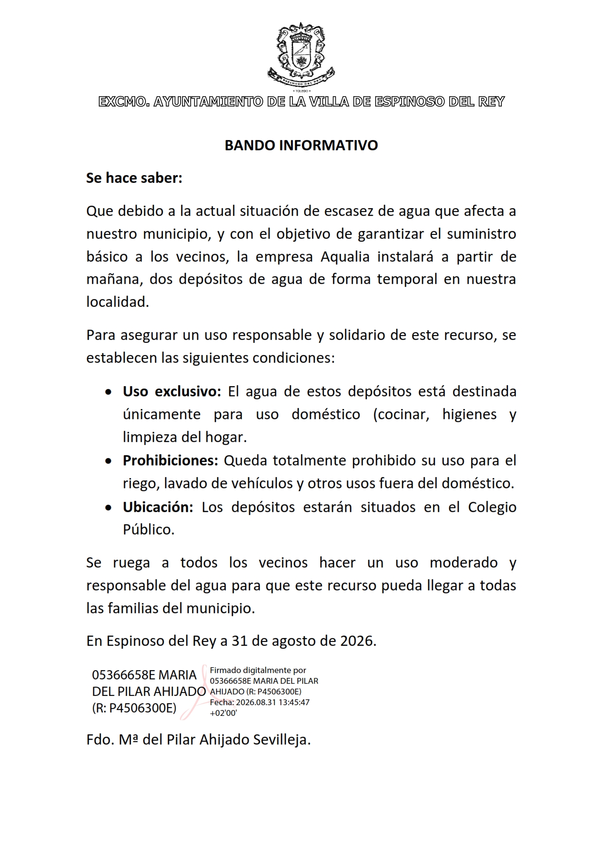 Depósitos de agua 001